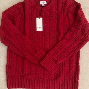 NWT Men’s Red Goodfellow Sweater